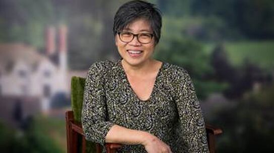 Candy Gourlay looking to camera smiling.