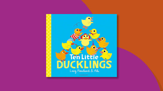 The front cover of Ten Little Ducklings