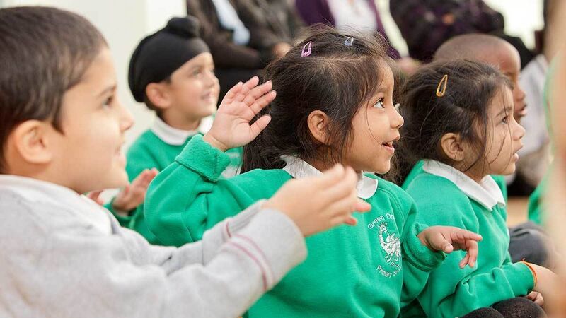 Children in a primary school