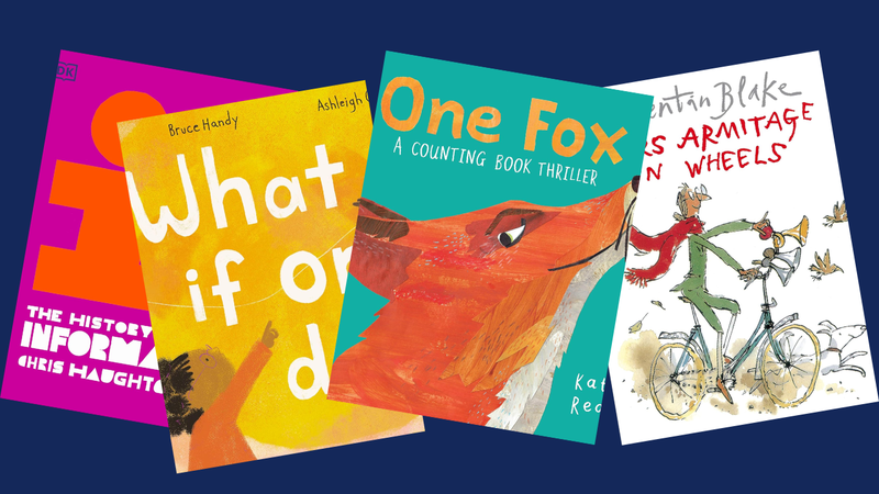 A collection of colourful book covers