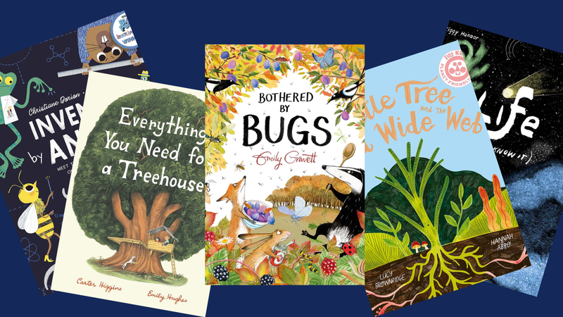 A collection of colourful book covers