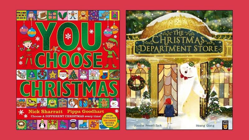 The front covers of You Choose Christmas and The Christmas Department Store