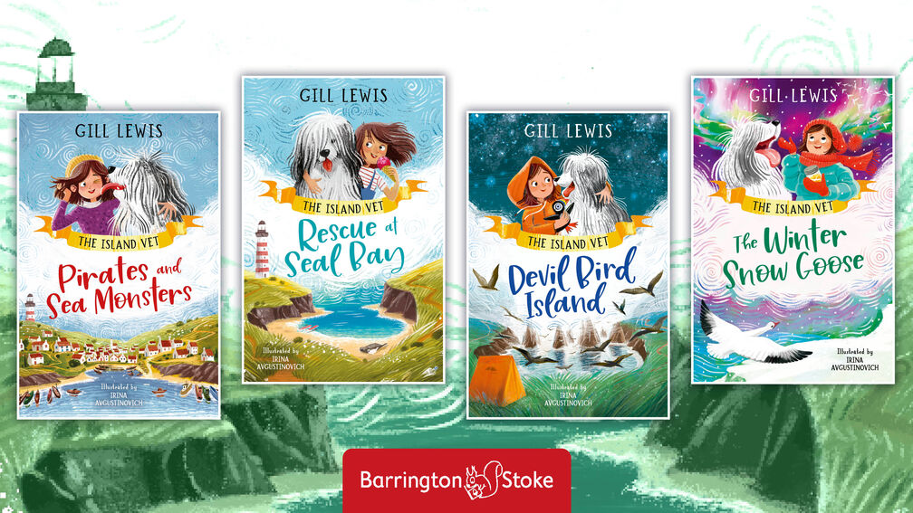 The front covers of Pirates and Sea Monsters Rescue at Seal Bay Devil Bird Island and The Winter Snow Goose