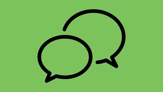 An illustration of two speech bubbles