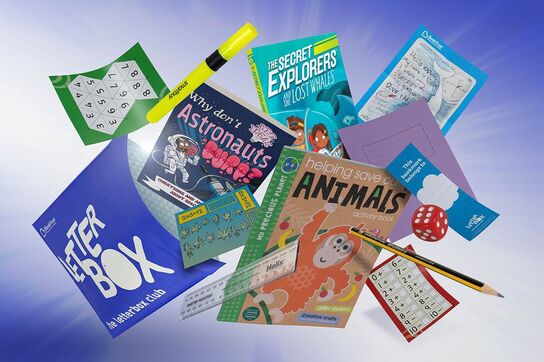 Books, guides and games that are included in BookTrust's Letterbox Club.