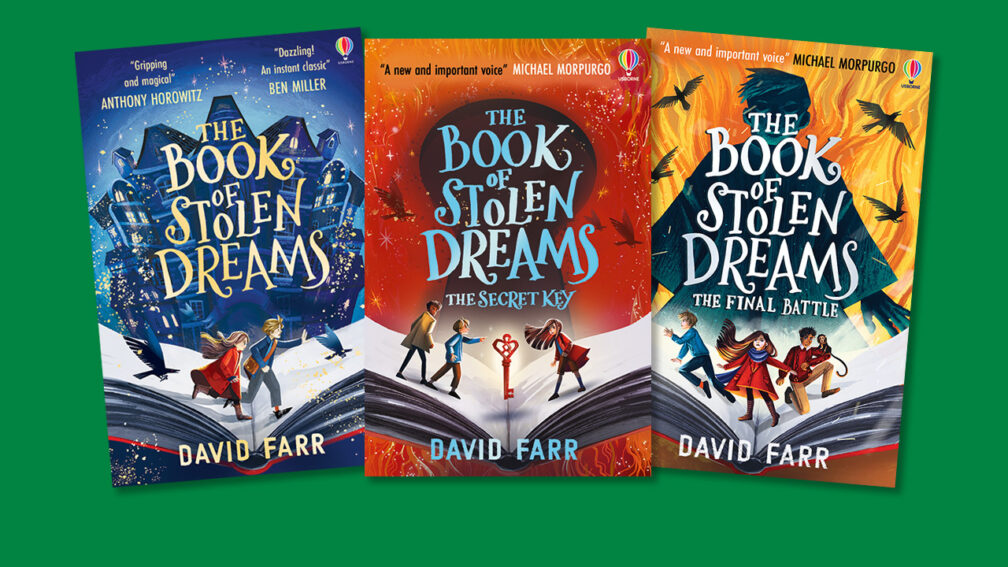 Image: https://files.booktrust.org.uk/docs/images/_1008x567_crop_center-center_82_none/the-book-of-stolen-dreams-169.jpg?v=1756306067 The front covers of The Book of Stolen Dreams The Book of Stolen Dreams The Secret Key and The Book of Stolen Dreams The Final Battle