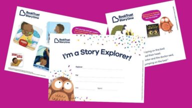 A selection of resources used for the Storytime programme.